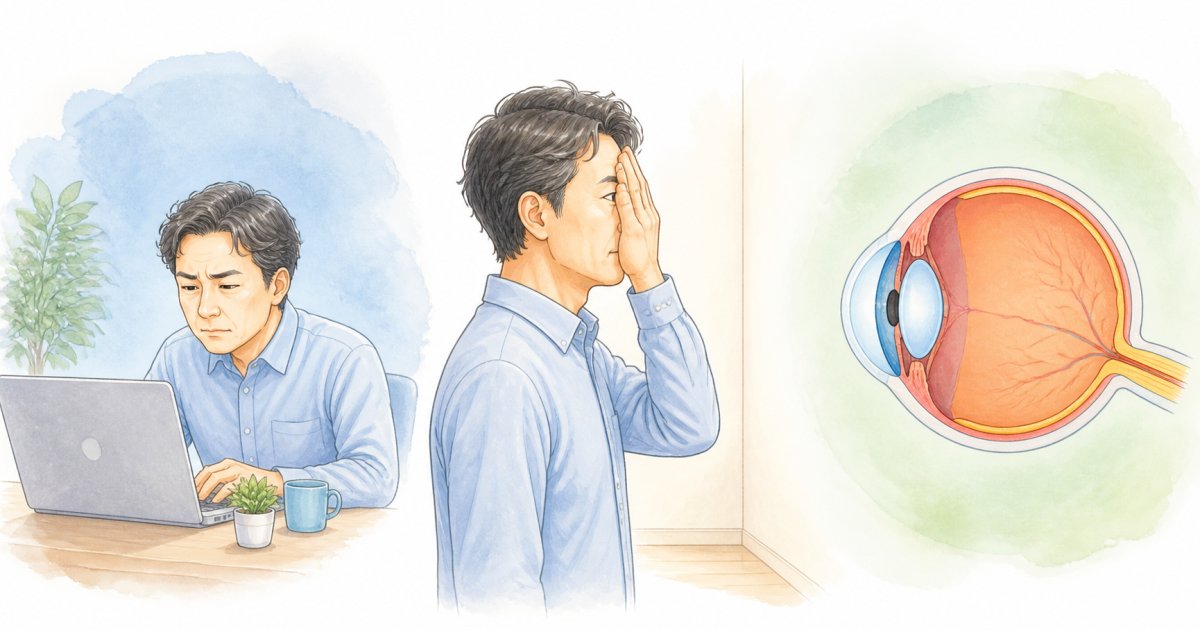目がかすむ・ぼやける原因とは？疲れ目と病気を見極める視点